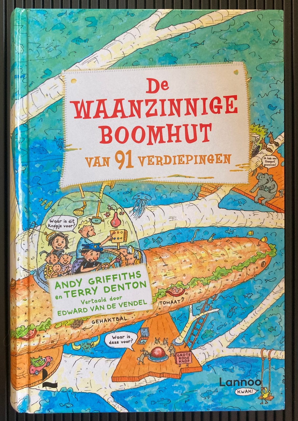De Waanzinnige Boomhut van 91 verdiepingen! Griffiths/Denton, Boeken, Ophalen of Verzenden, Gelezen