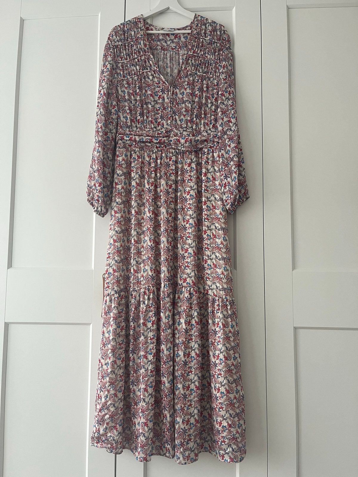Dante 6 maxi jurk (maat6/42), Kleding | Dames, Jurken, Maat 42/44 (L), Zo goed als nieuw, Onder de knie, Meerkleurig