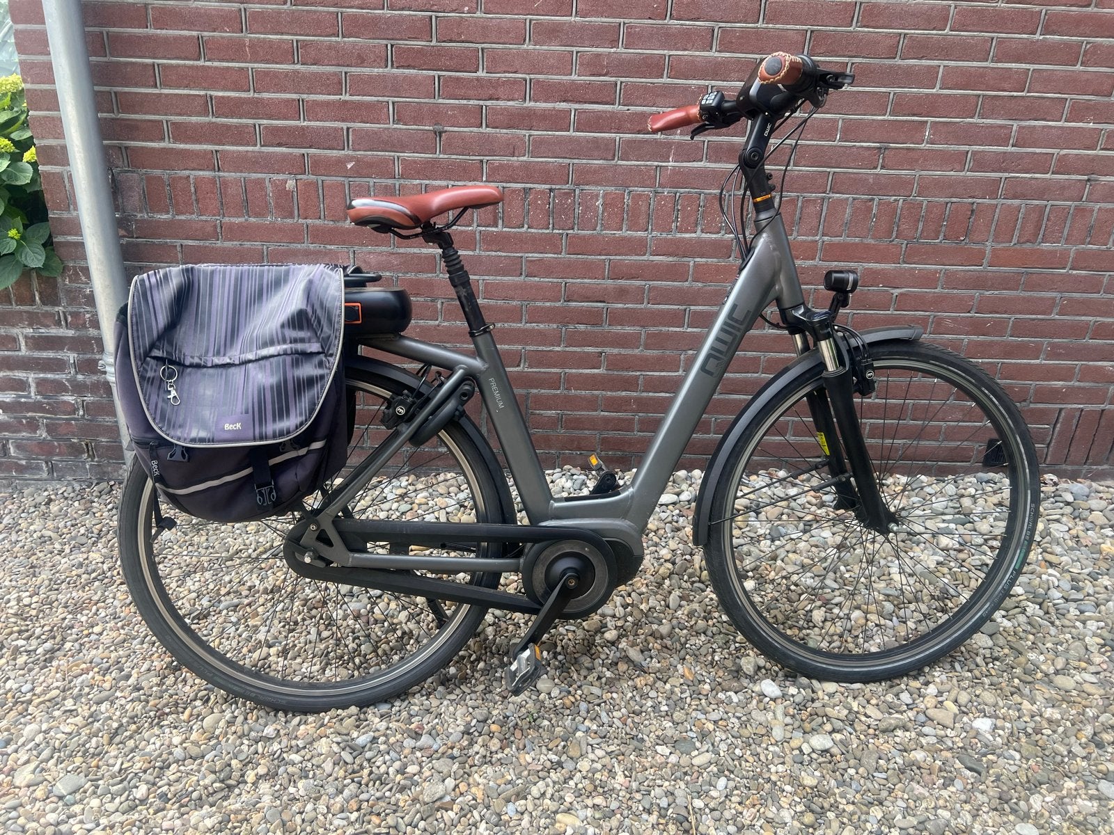 Qwic MN7 elektrische fiets - Frame M, 7 versnellingen, Fietsen en Brommers, Elektrische fietsen, Ophalen, Qwic, Gebruikt, Minder dan 47 cm