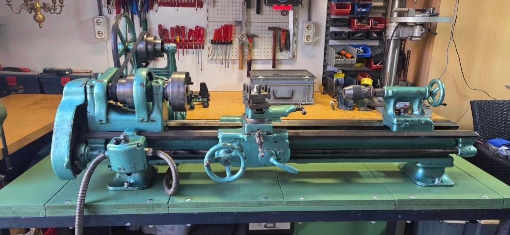 South bend lathe vintage draaimachine, Ophalen, Gebruikt, Metaaldraaibank, 500 tot 1000 mm