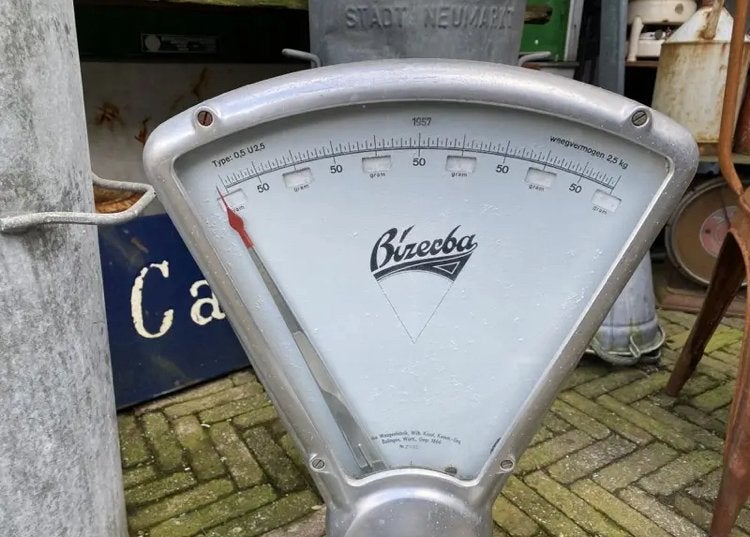 Bizerba winkelweegschaal, Ophalen
