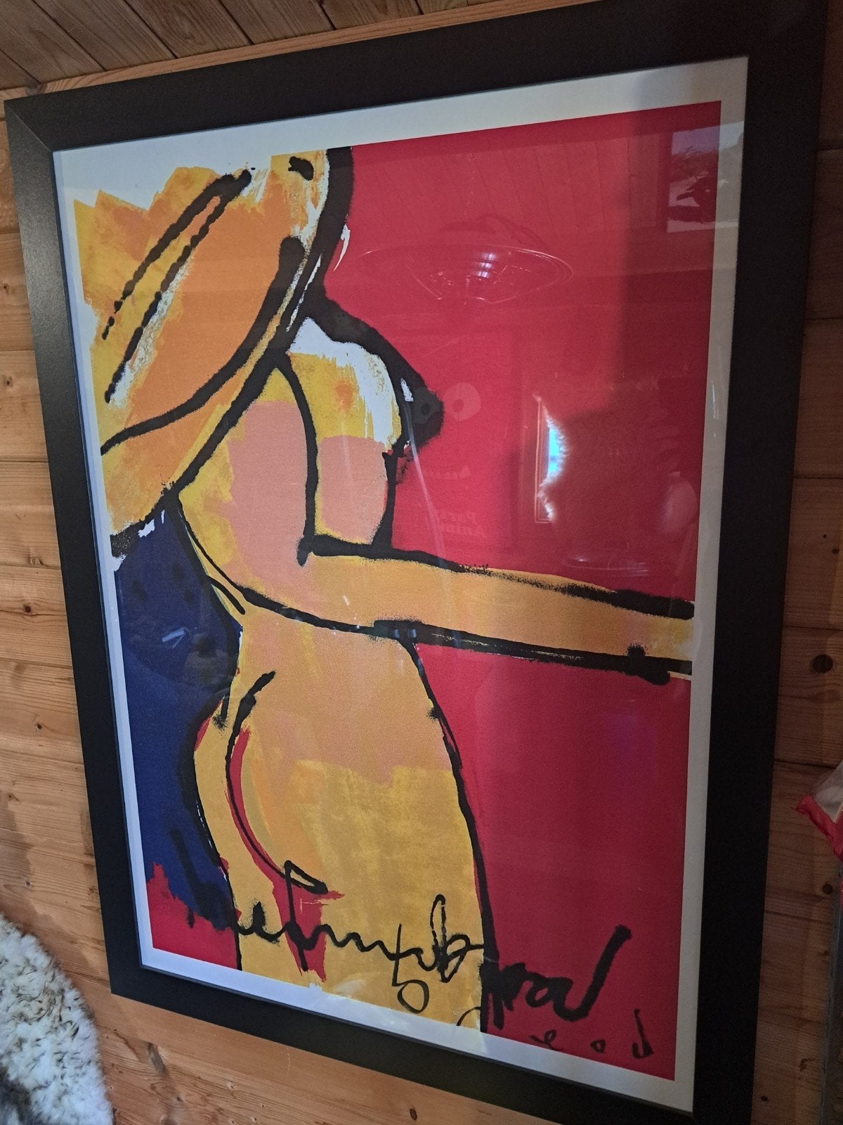 Herman Brood 2x prachtig Ingelijst, Antiek en Kunst, Kunst | Schilderijen | Modern, Ophalen, Figuren, Papier/karton, Ingelijst