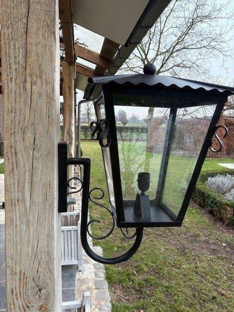 Muurlantaarn, Ophalen, Gebruikt, Staal, Wandlamp