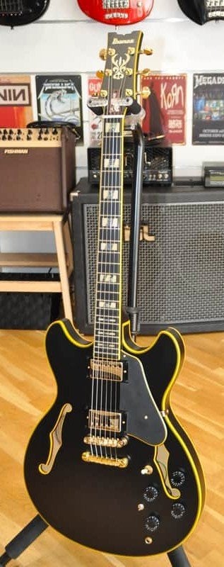 IBANEZ JSM20 BKL Black Low Gloss / John Scofield, Muziek en Instrumenten, Ophalen, Nieuw, Semi-solid body, Ibanez