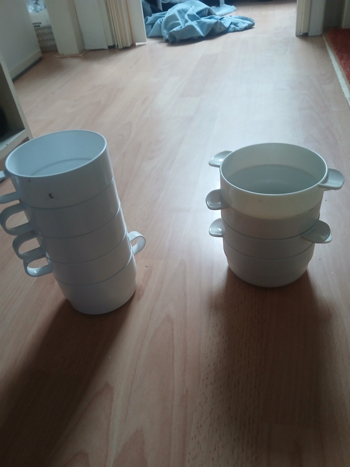 plastic kommen camping of picnic, Ophalen of Verzenden, Zo goed als nieuw