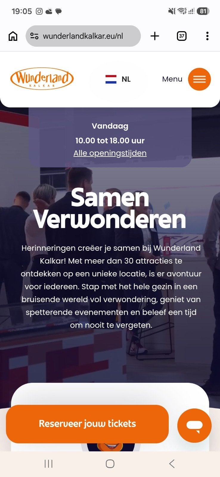 3 voucher voor wonderland Kalkar, Drie personen of meer, Ticket of Toegangskaart