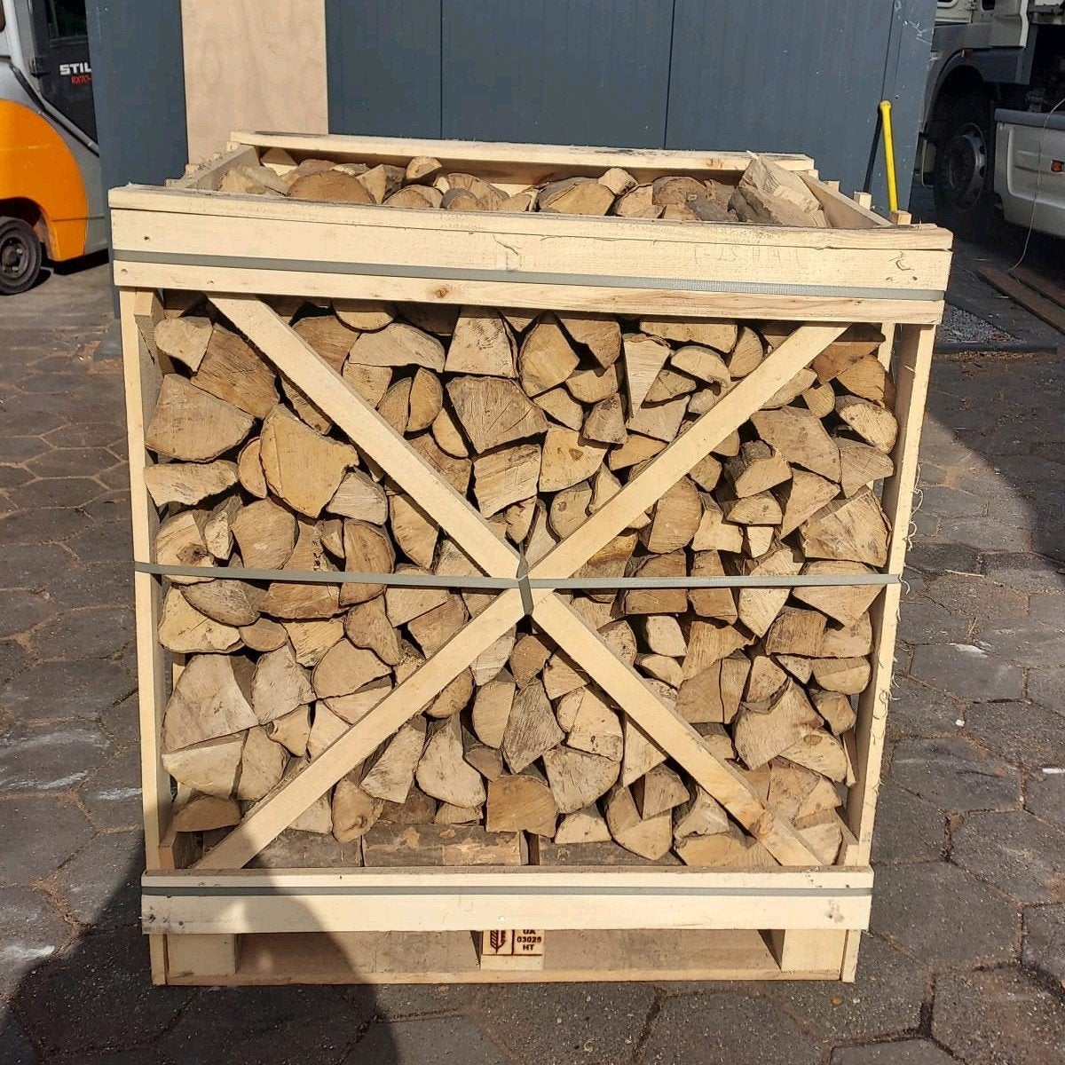 Eiken, Haagbeuk en Essen, Tuin en Terras, Haardhout, 6 m³ of meer, Ophalen, Blokken