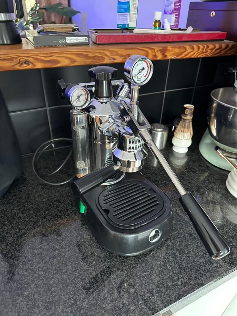 La Pavoni Europiccola, Stoompijpje, Espresso apparaat, 10 kopjes of meer, Ophalen of Verzenden
