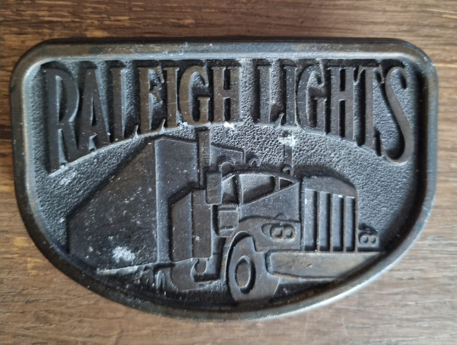 Raleigh lights gesp belt buckle, Kleding | Heren, Riemen en Ceinturen, Ophalen of Verzenden, Zo goed als nieuw, Overige kleuren