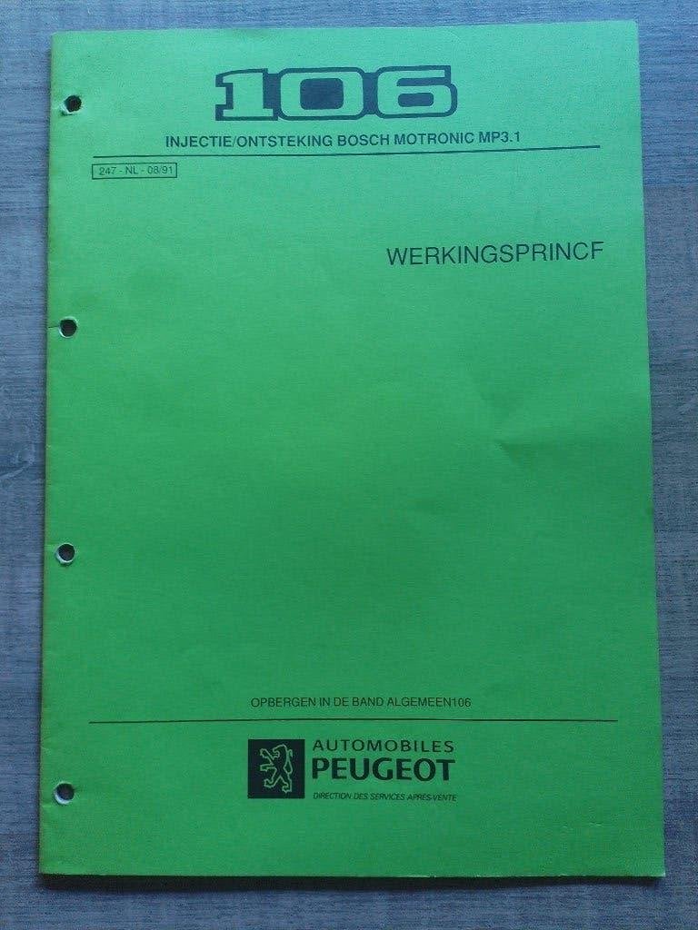 Peugeot 106 dealer werkplaatsboek 1.4 XSi benzine KFZ, Boeken, Auto's | Boeken, Ophalen of Verzenden, Gelezen, Peugeot