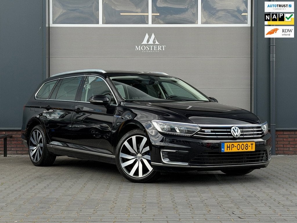Volkswagen Passat Variant 1.4 TSI/218pk GTE Highline|2015|NA, Auto's, Volkswagen, Gebruikt, Zwart, Automatische klimaatregeling