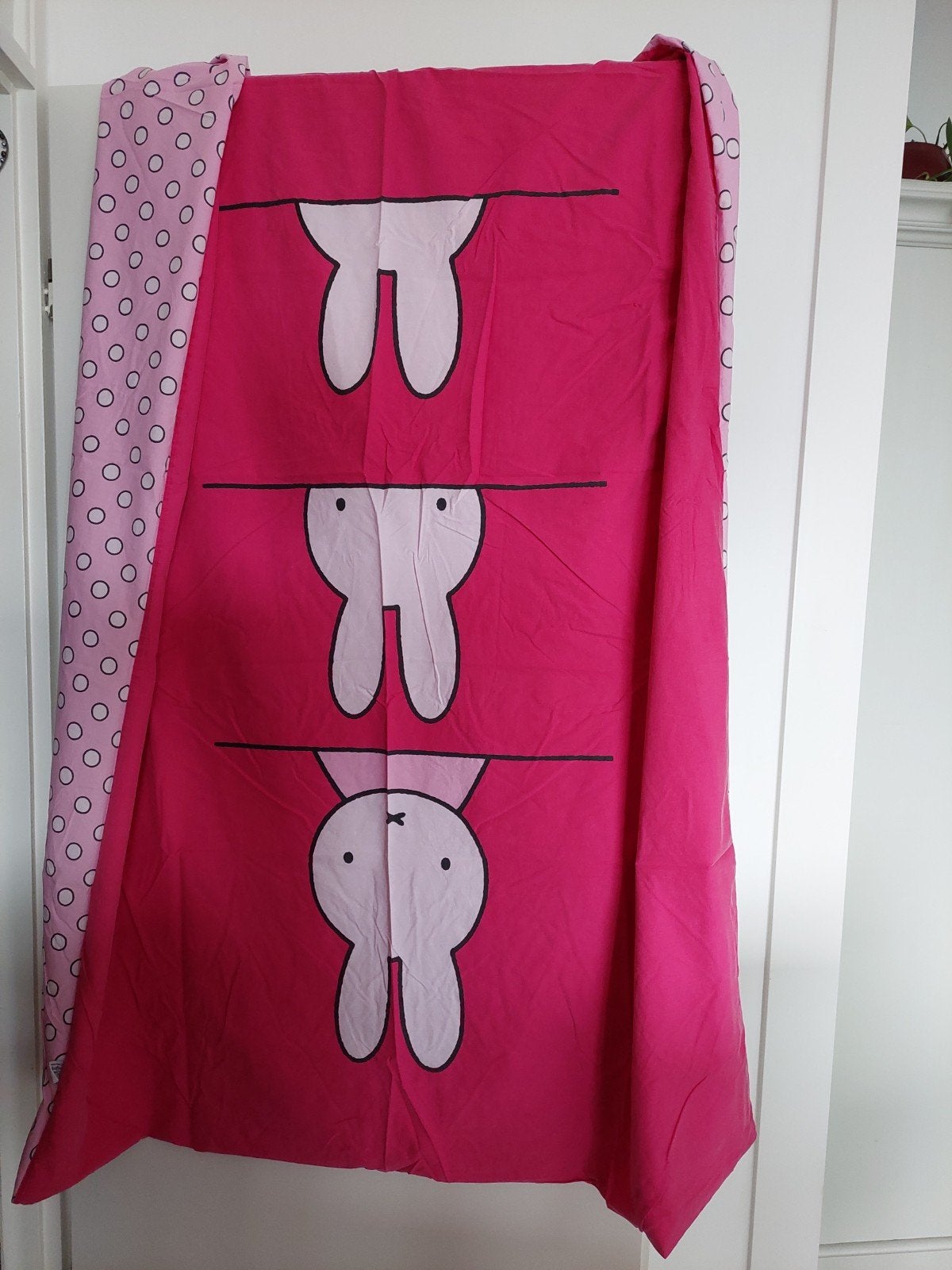 Nijntje dekbedovertrek, Kinderen en Baby's, Ophalen, Zo goed als nieuw, Roze, Dekbedovertrek