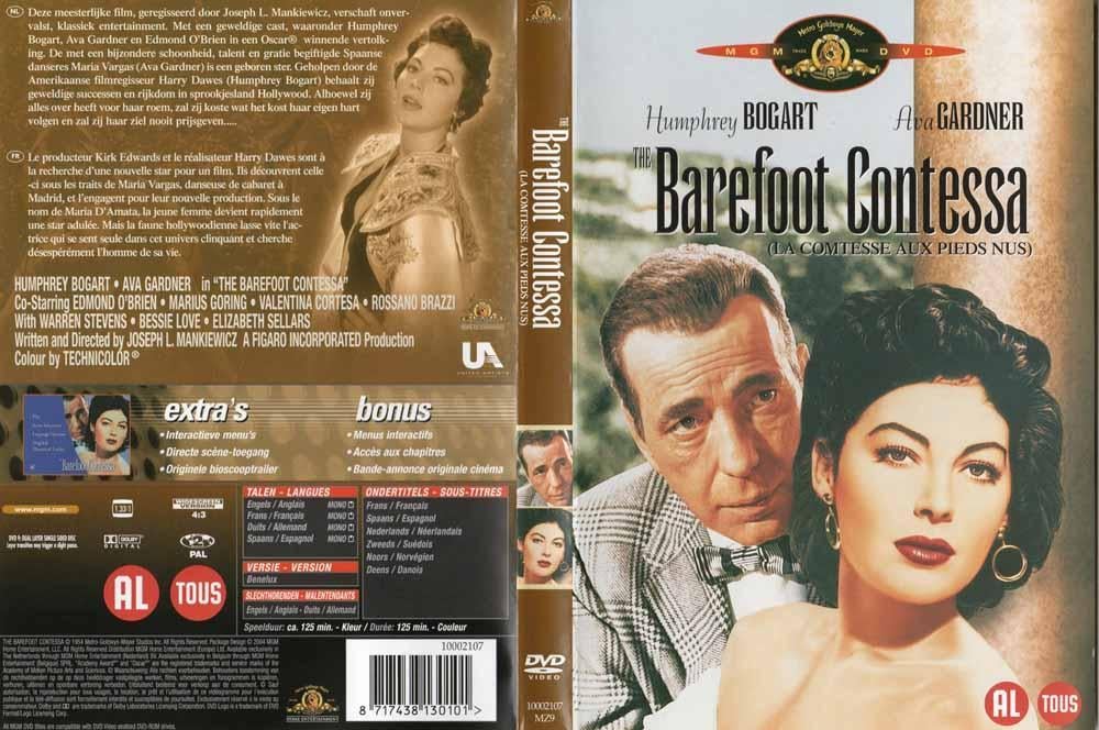 The Barefoot Contessa DVD met Humphrey Bogart, Cd's en Dvd's, Dvd's | Klassiekers, Zo goed als nieuw, Alle leeftijden, Ophalen of Verzenden