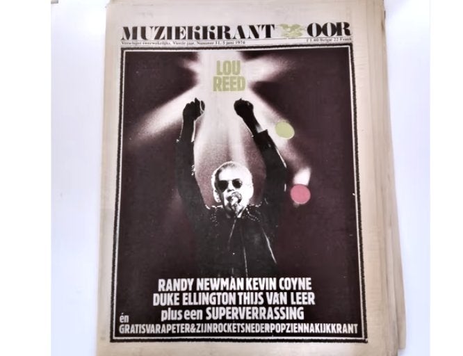 Muziekkrant OOR (5 juni 1974, Nr. 11) - Lou Reed Cover, Boeken, Ophalen of Verzenden, Gelezen, Muziek, Film of Tv