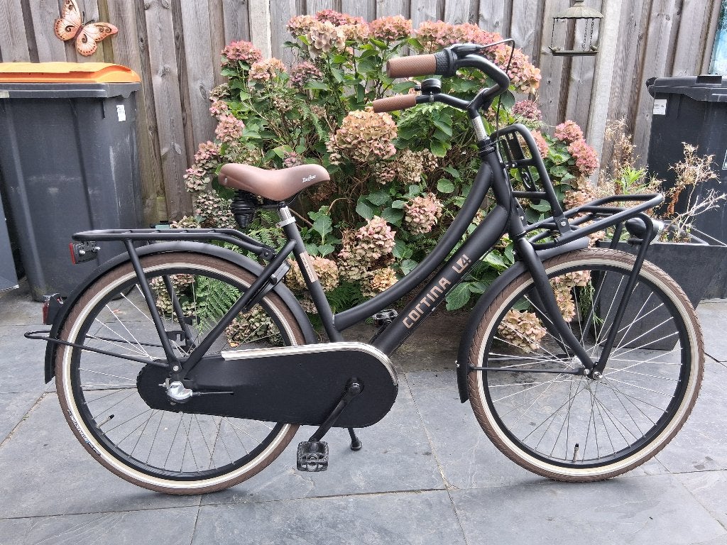 Cortina U4 meisjesfiets 24 inch te koop., Ophalen, Terugtraprem, 24 inch, Versnellingen