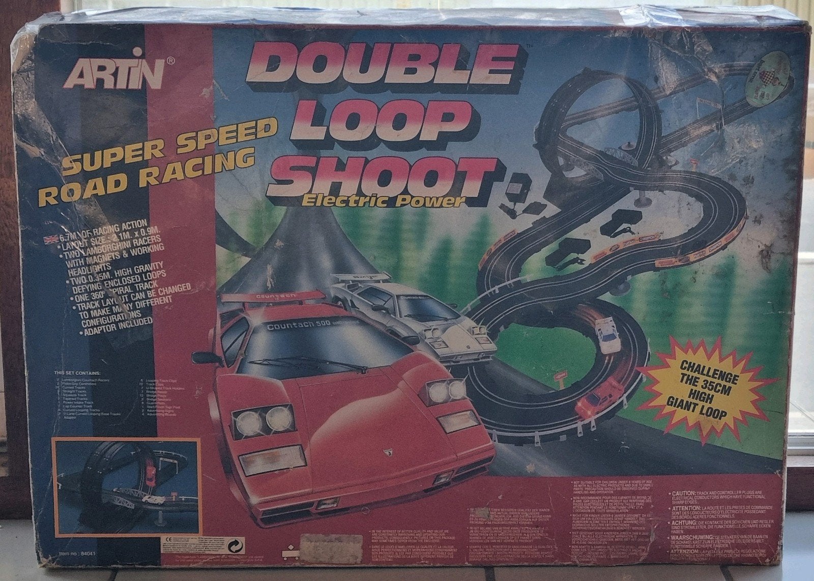 Uniek Vintage Racebaan Speciale Speelgoed Double Loop Shoot, Ophalen of Verzenden