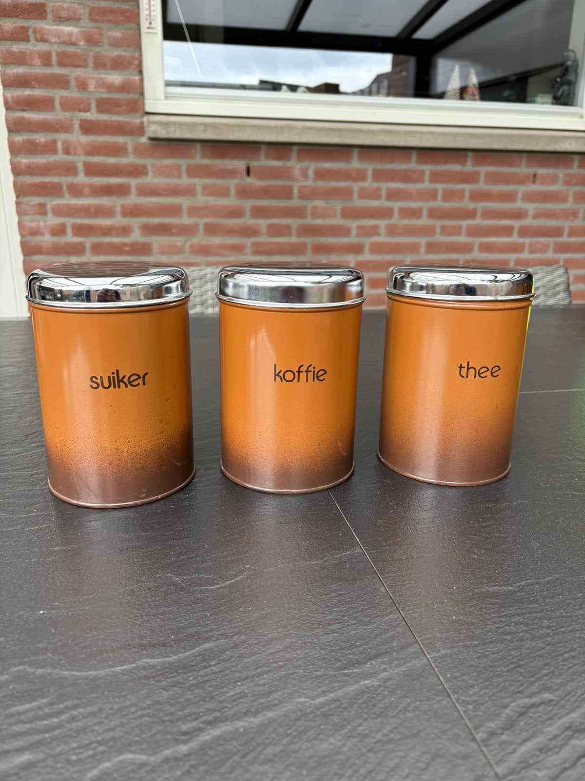 Setje Brabantia voorraadbussen, Ophalen of Verzenden, Gebruikt