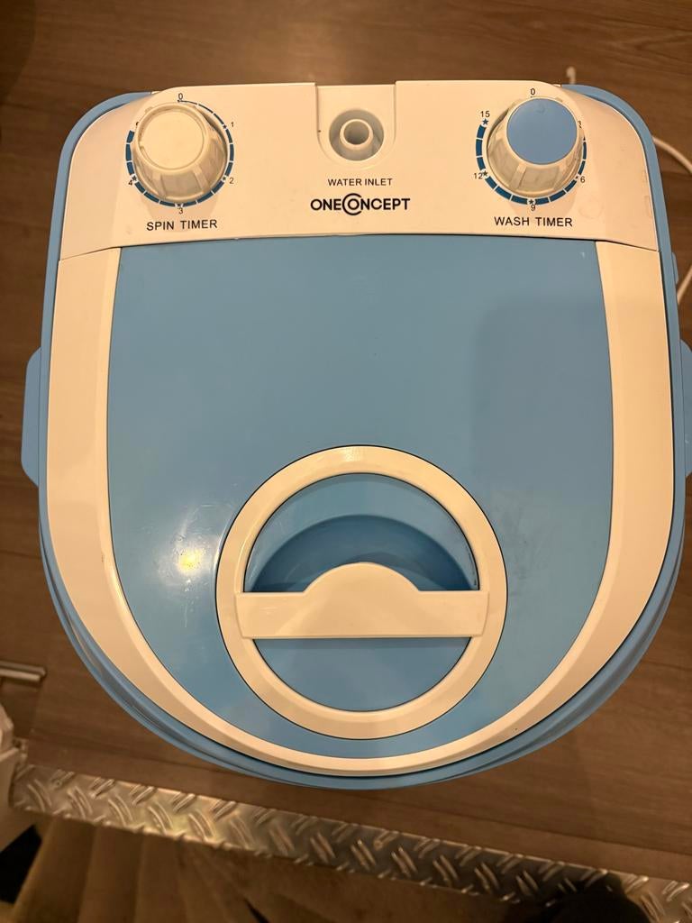 OneConcept Mini Camping Wasmachine 2,8kg - Compact & Draagba, Witgoed en Apparatuur, Wasmachines, Gebruikt, Bovenlader, Minder dan 4 kg