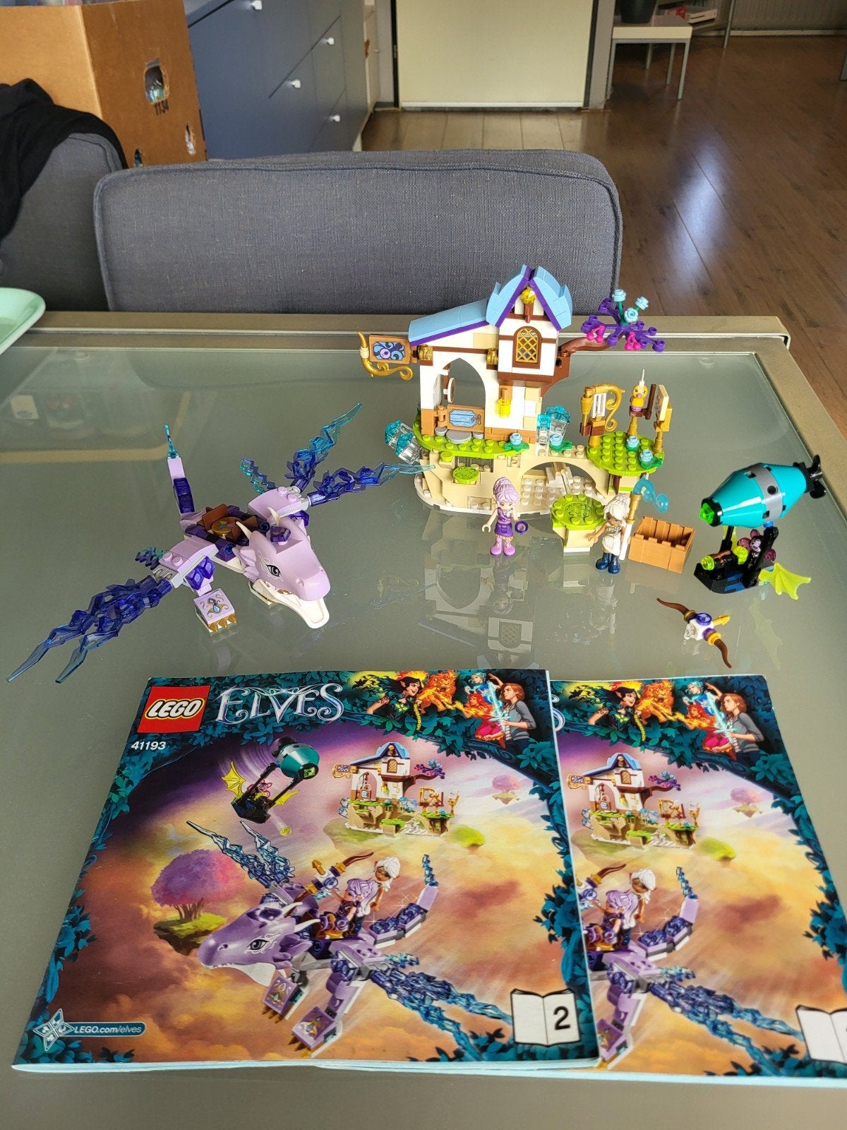 Lego Elves 41193 Aira & het Lied van de Winddraak, Overige thema's, Lego, Ophalen of Verzenden, Zo goed als nieuw