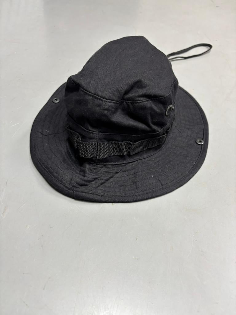Leger jungle hoedje zwart, Ophalen of Verzenden, Landmacht, Nederland, Kleding of Schoenen