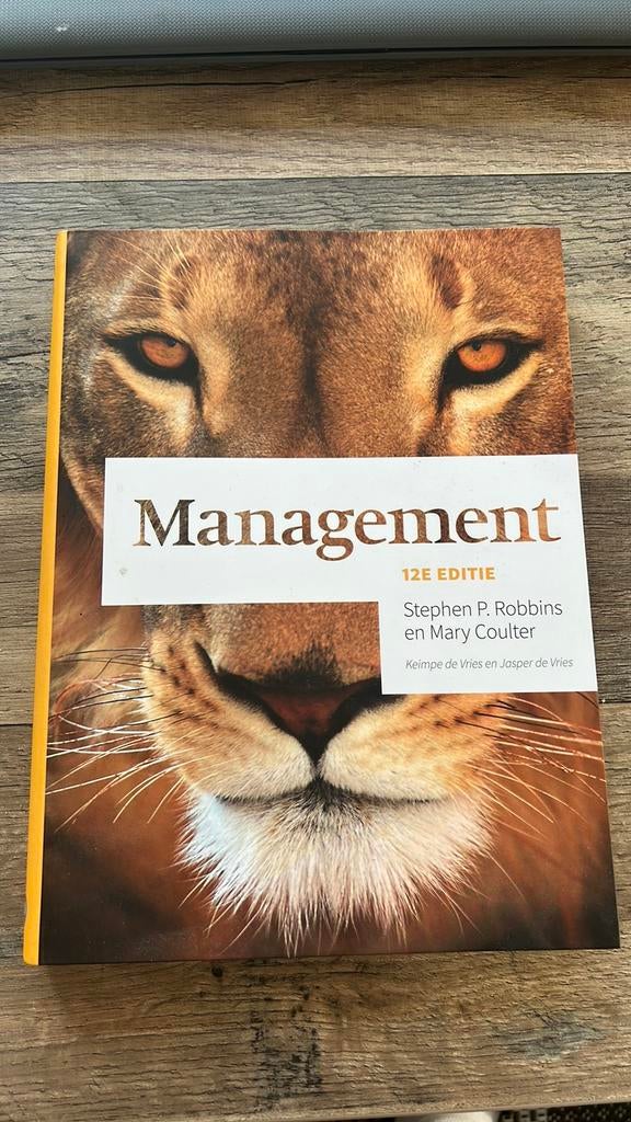 Stephen P. Robbins - Management, Boeken, Schoolboeken, Zo goed als nieuw, Nederlands, Overige niveaus, Ophalen of Verzenden