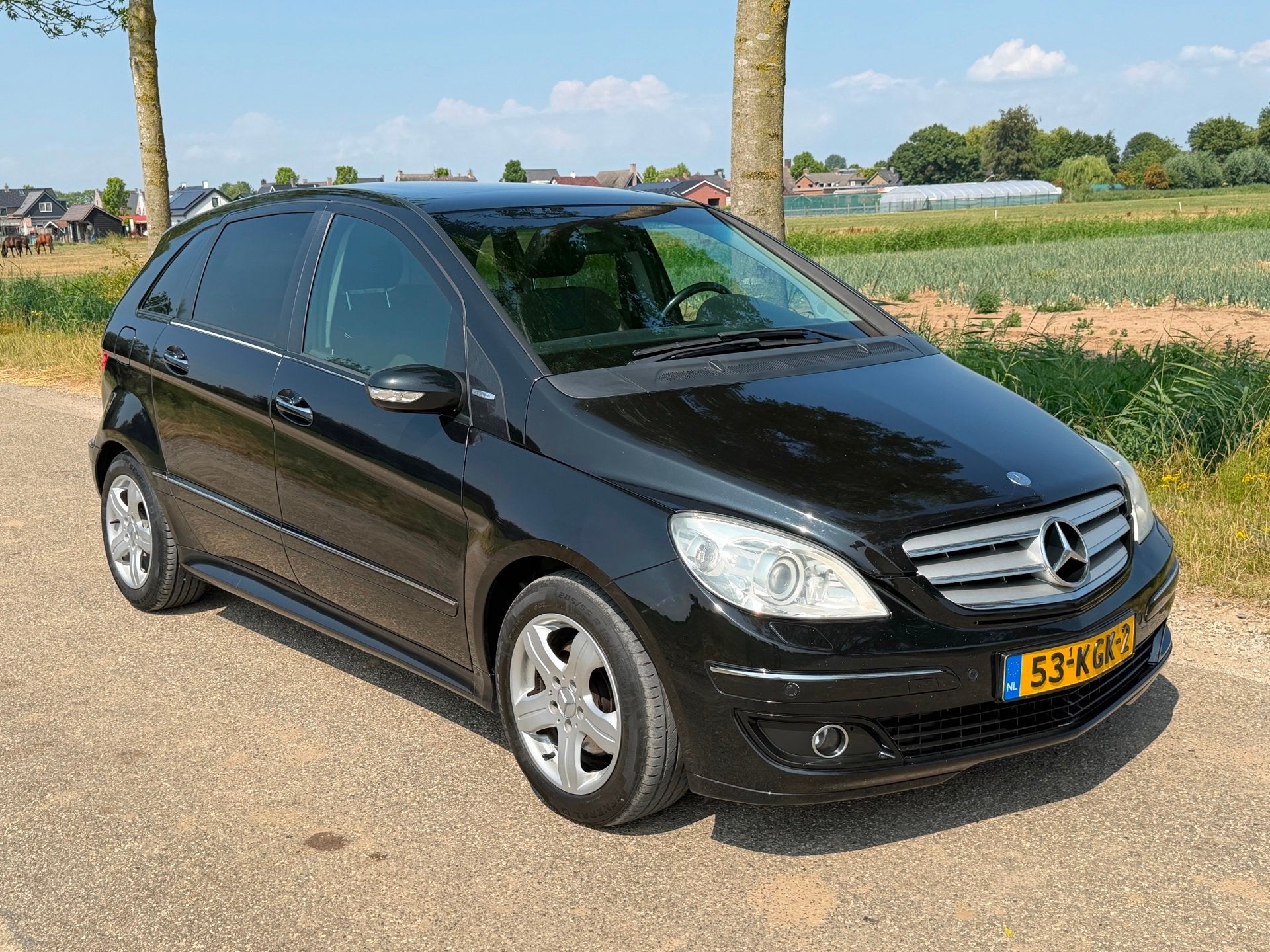 Mercedes-Benz B-klasse 200 Turbo AUT APK 05-2027 Panodak Air, Gebruikt, Zwart, 4 cilinders, 400 kg