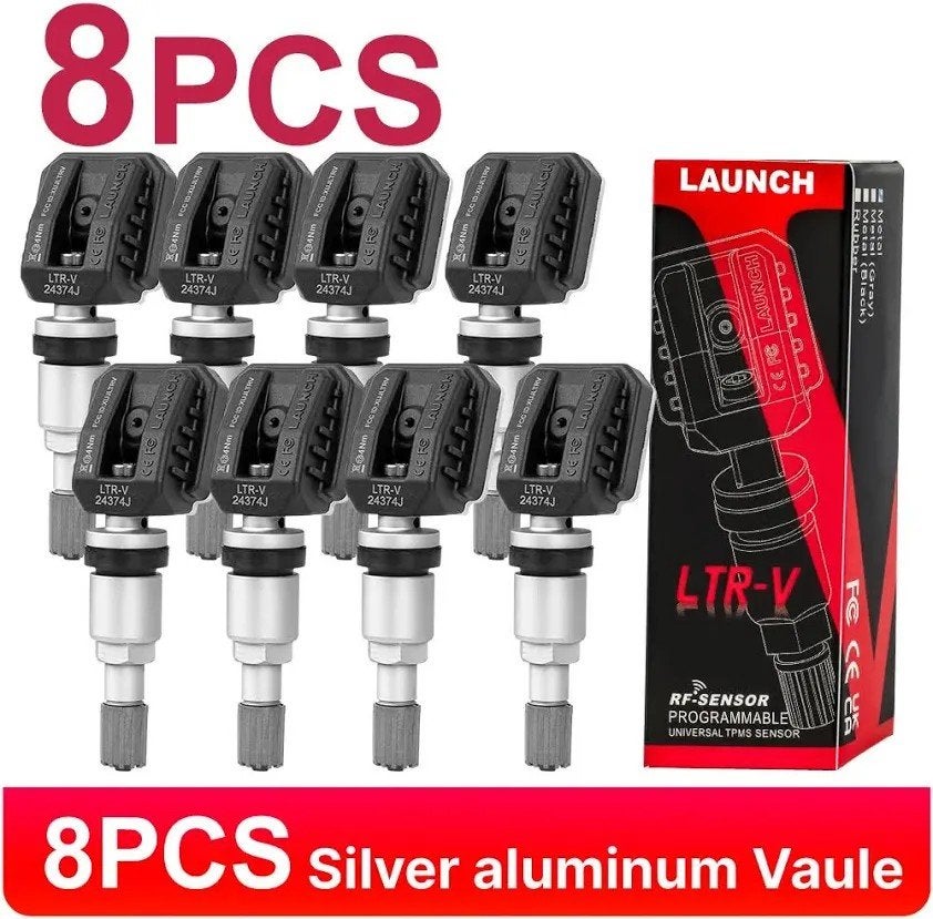 Launch TPMS GUN + 8 Bandensensoren TPMS Ventiel universeel, Ophalen of Verzenden, Nieuw