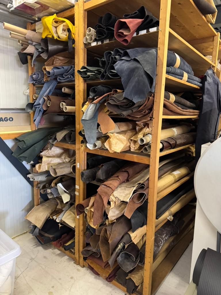 Partij leer, overleer, suede, nubuck, lakleer, bont,, Ophalen, Nieuw