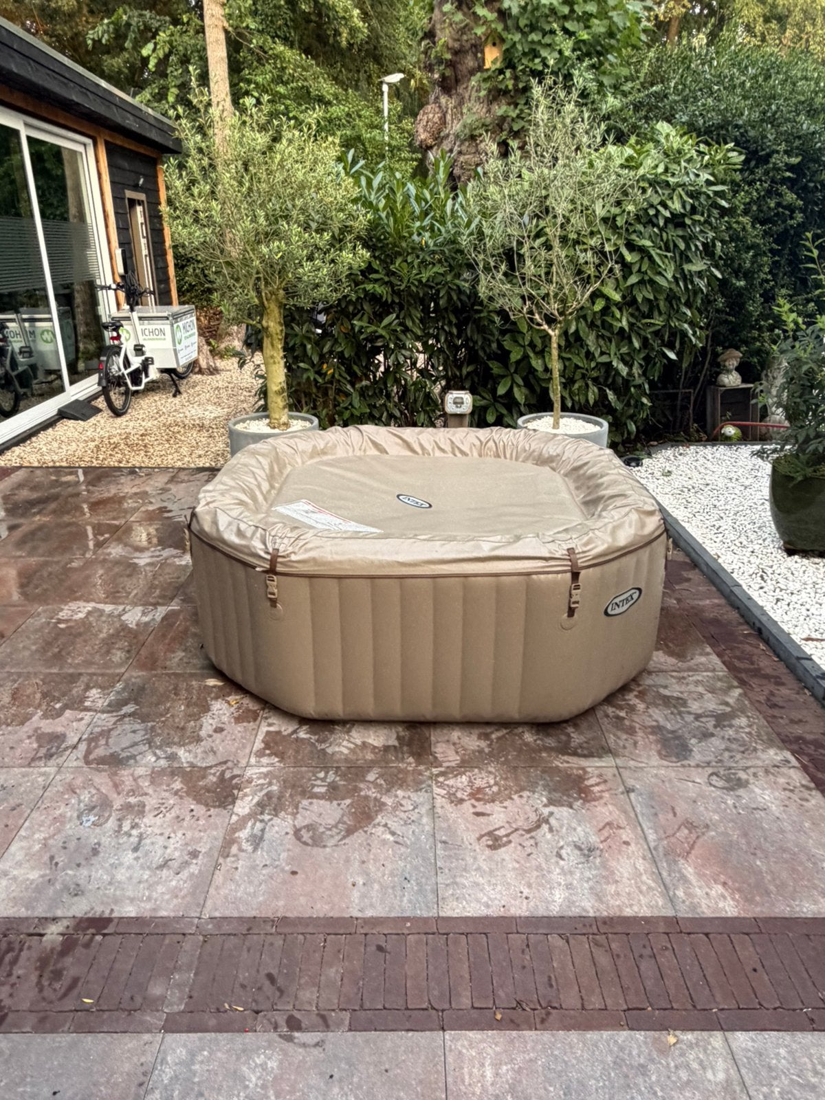 Imtex lazy spa jacuzzi 6prs, Ophalen, Zo goed als nieuw