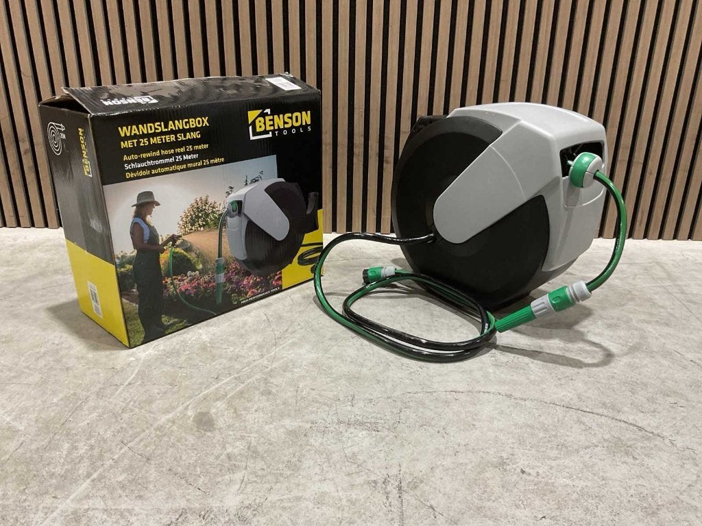 Benson Water Slanghaspel 15 of 25 meter Nieuw‼️, Ophalen, Nieuw, Tuinslanghaspel