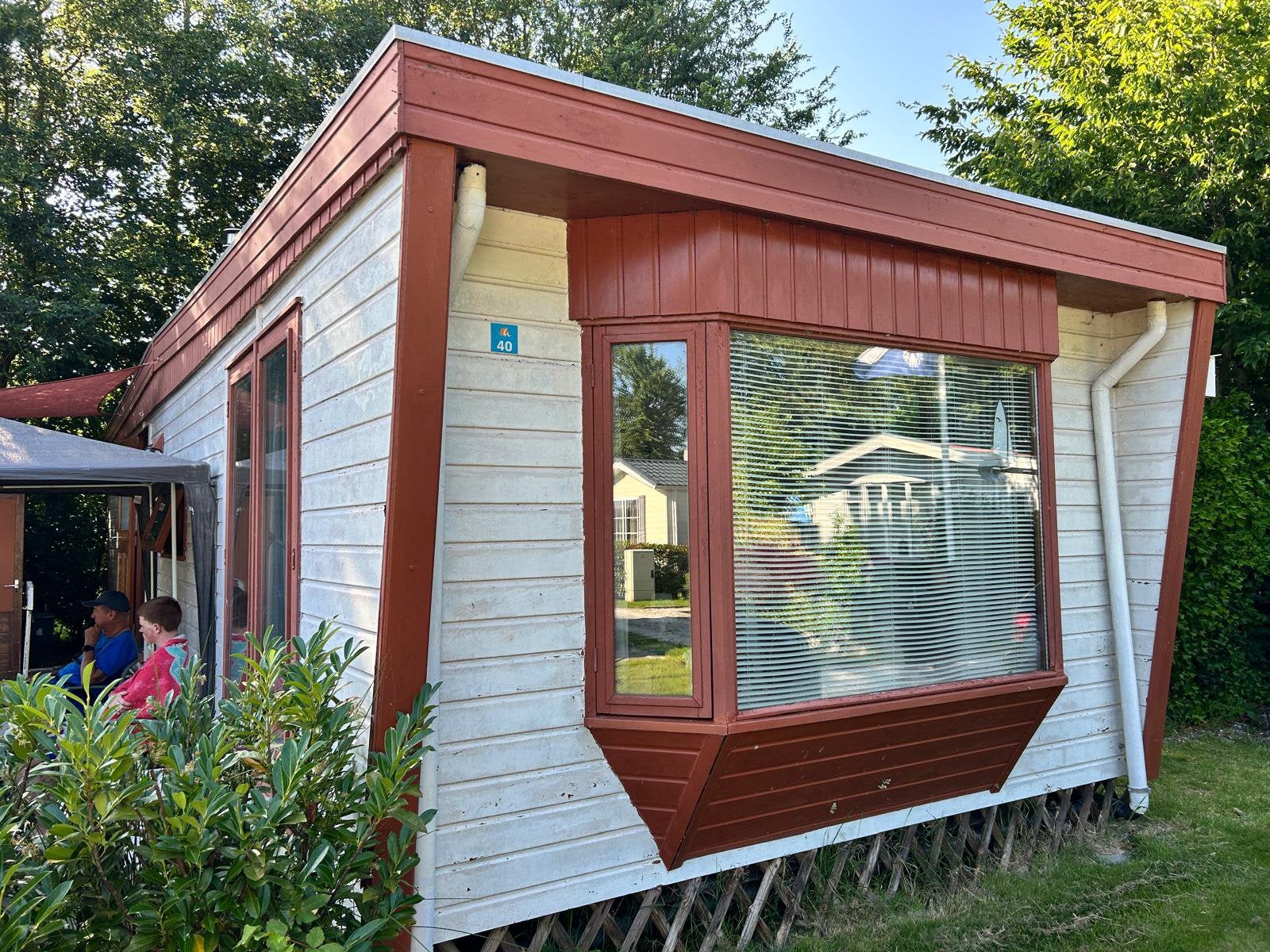 Stacaravan 2 slaapkamer Grou (Frieland), Caravans en Kamperen, Stacaravans, Tot en met 4