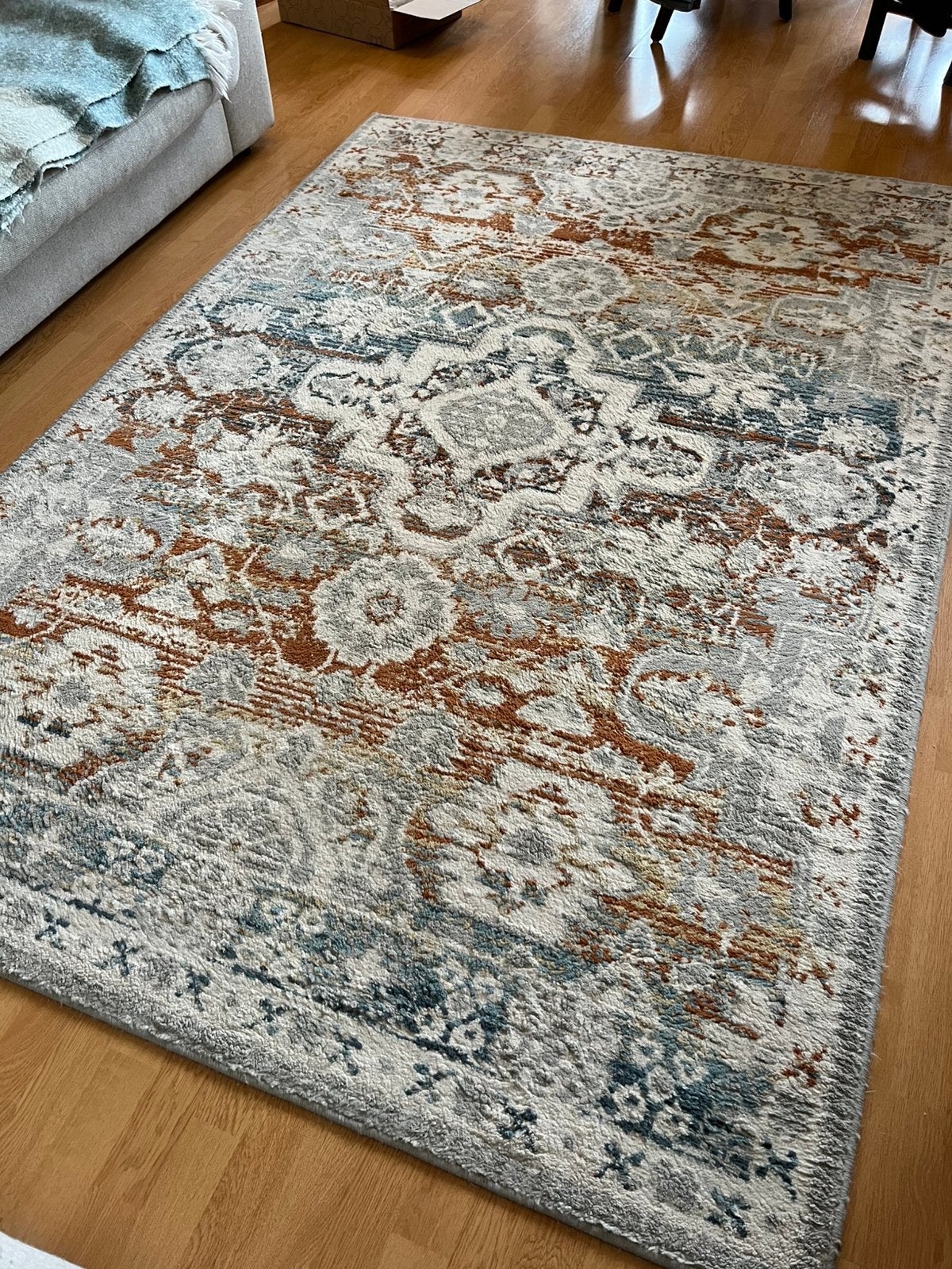 Vloerkleed met gekleurd patroon, Huis en Inrichting, Stoffering | Tapijten en Kleden, Ophalen, 150 tot 200 cm, 200 cm of meer