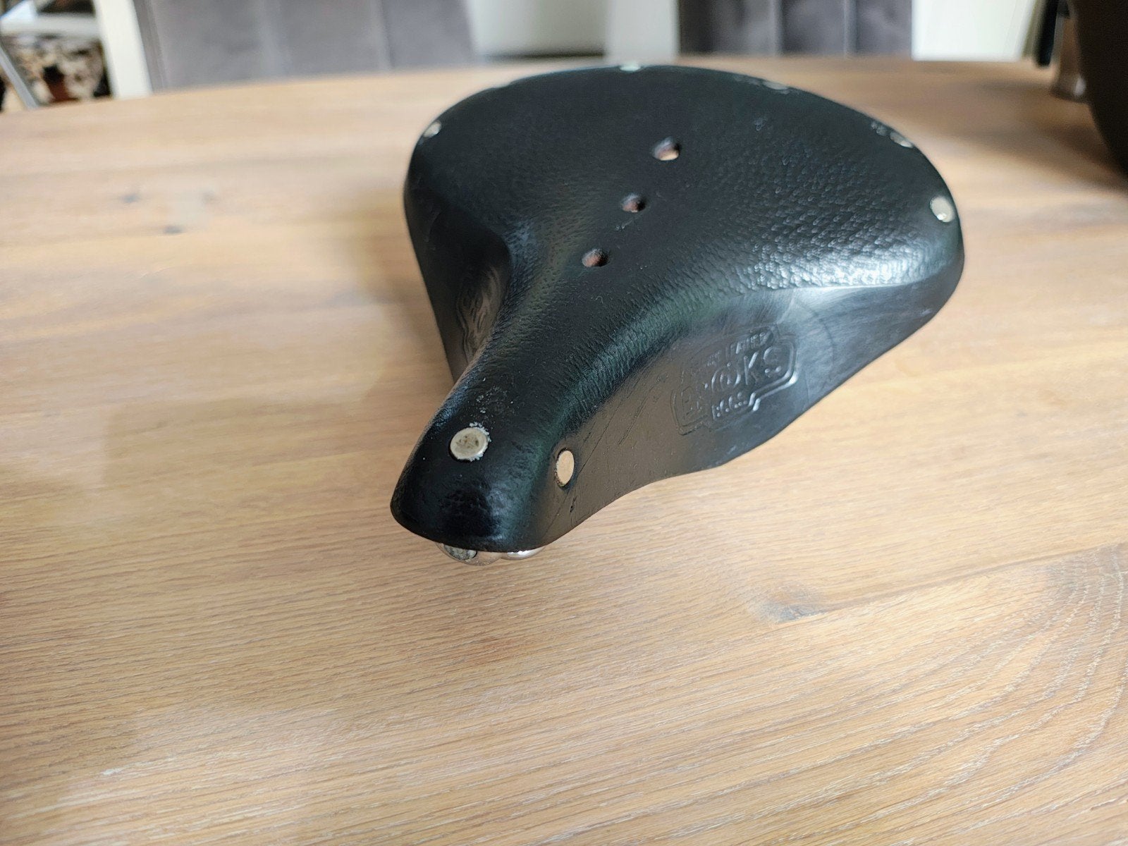 Zwart leren Brooks zadel type B66S dameszadel., Ophalen of Verzenden, Zadel