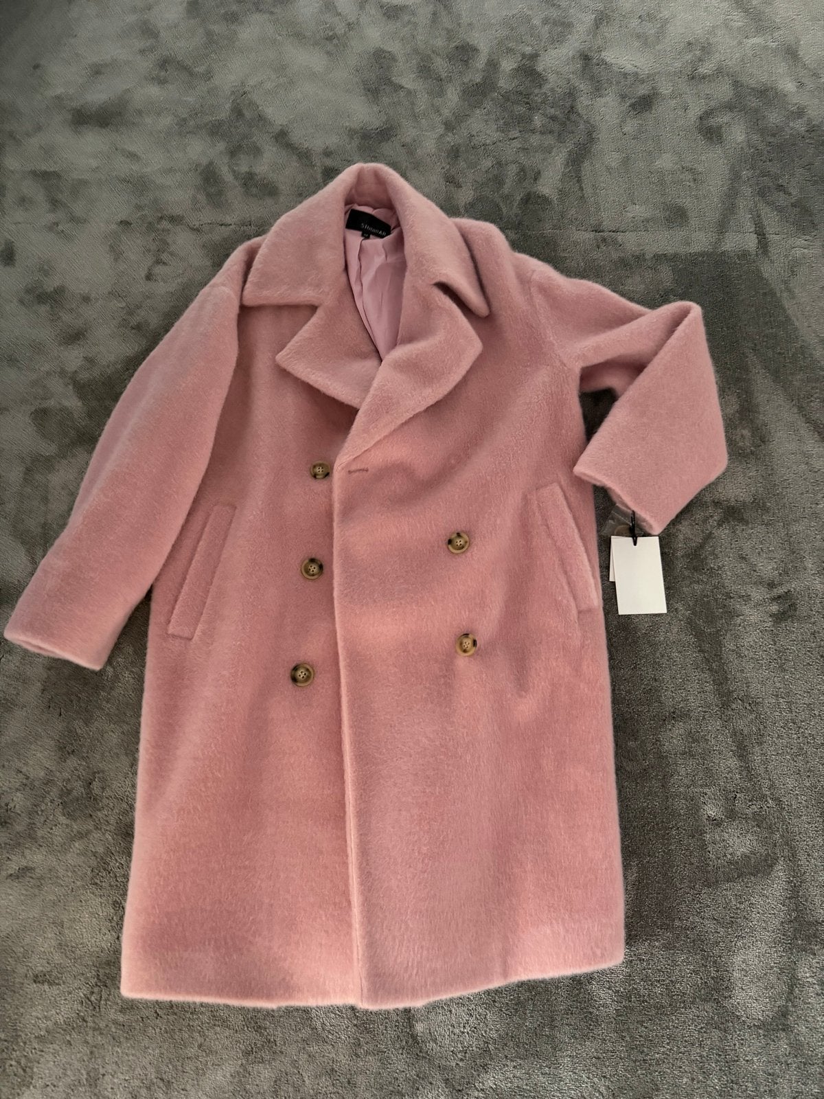 Roze STUDIOAR wollen jas maat 38/40 (M), Verzenden, Nieuw, Maat 38/40 (M), Roze