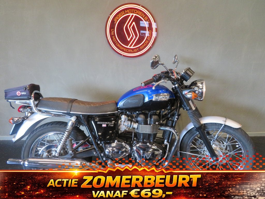 Triumph BONNEVILLE T100 SUPERFRAAI! (bj 2014), 744 cc, Bedrijf, Naked bike