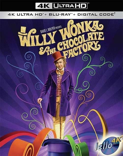 Blu-ray 4K Willy Wonka & the Chocolate Factory (1971) US NLO, Cd's en Dvd's, Ophalen of Verzenden, Nieuw in verpakking, 4K Ultra HD Blu-ray