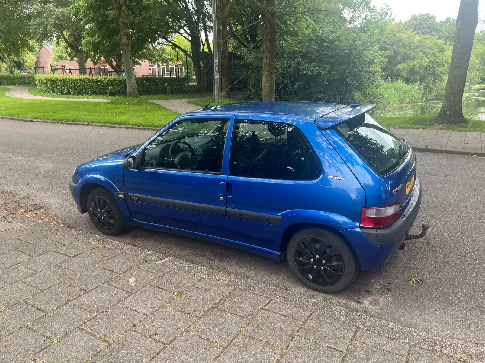 Citroën Saxo 1.4 I VTS Furio 2002 Blauw, Auto's, Citroën, Voorwielaandrijving, 455 kg, 4 cilinders, Saxo