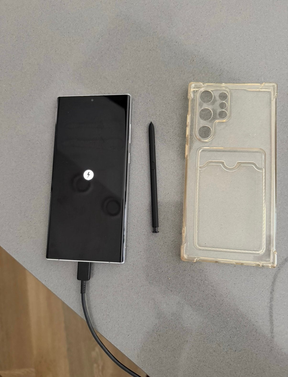 Galaxy s 22 ultra alleen werkend met S Pen, Gebruikt, Zwart, Fysiek toetsenbord, Ophalen of Verzenden