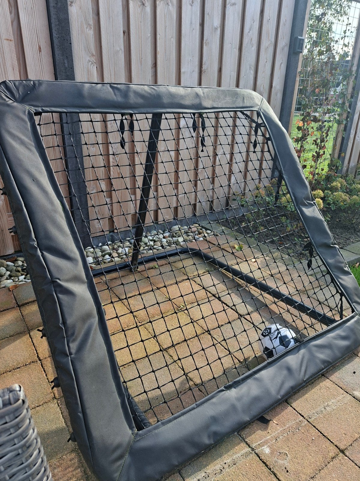 EXIT Kickback Rebounder 124x124cm Voetbal Rebounder, Ophalen