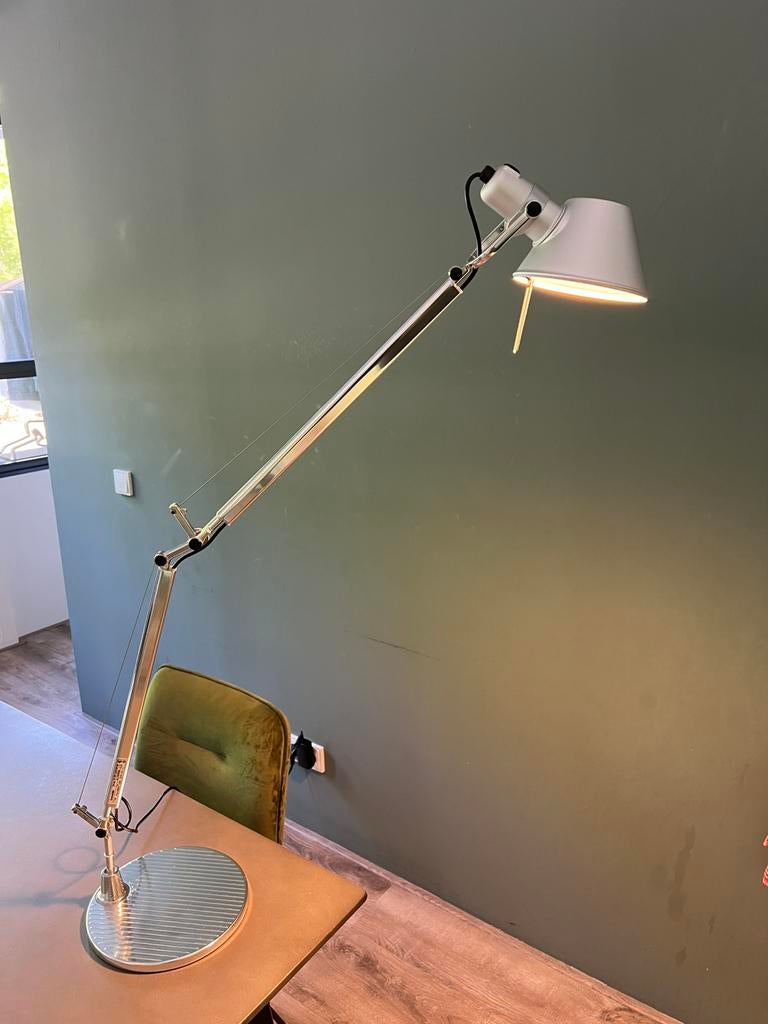 Artemide Tolomeo Dimbaar LED Design Bureaulamp Aluminium, Huis en Inrichting, Ophalen, Zo goed als nieuw, Metaal