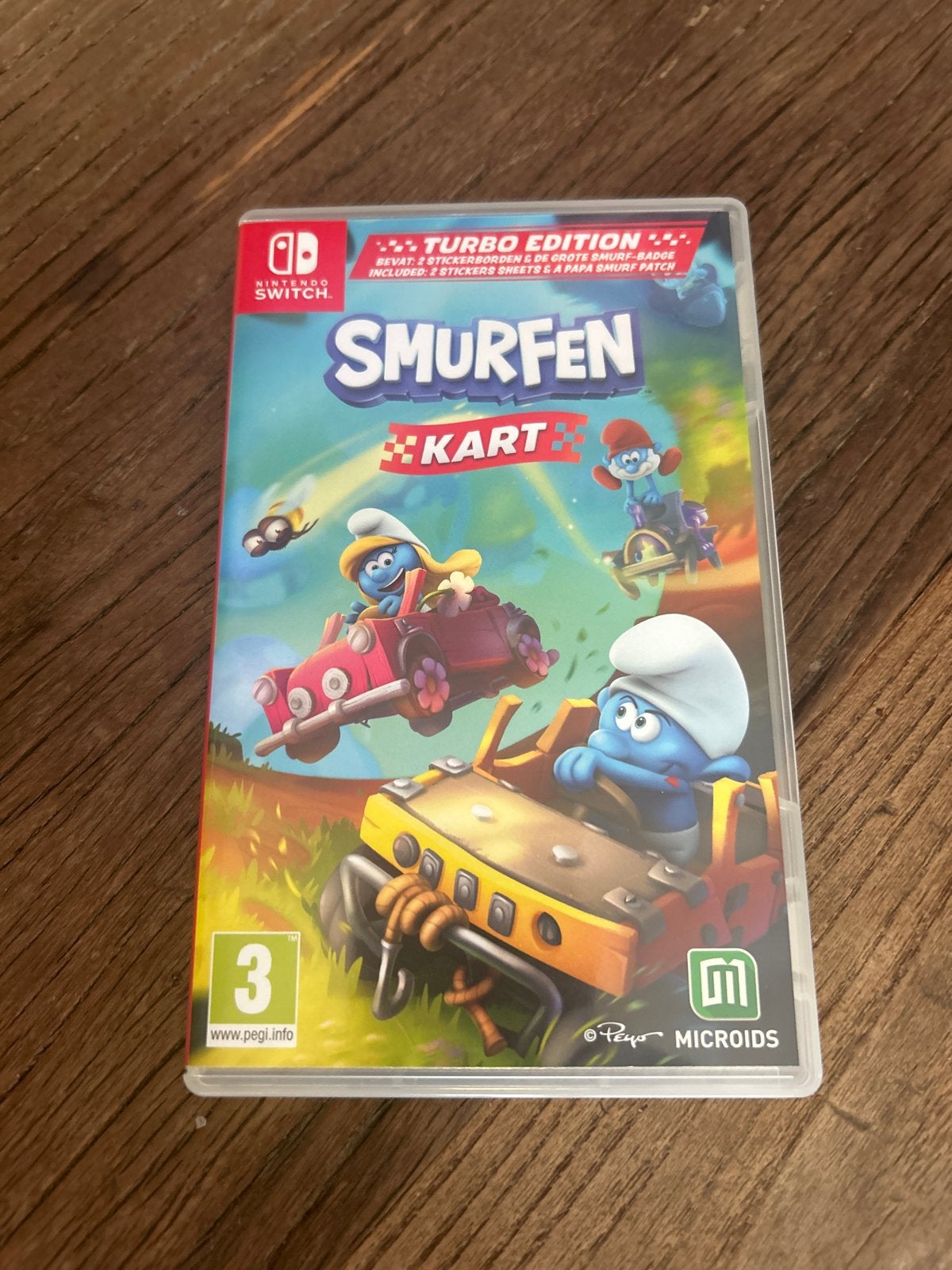 Smurfen Kart Turbo Edition Nintendo Switch, Spelcomputers en Games, Ophalen, Racen en Vliegen, Eén computer, Zo goed als nieuw
