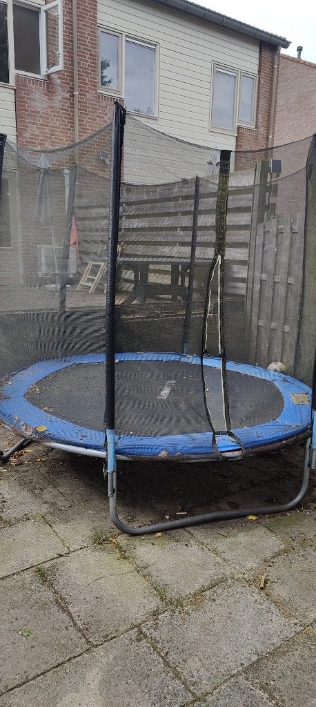 GRATIS trampoline, diamater 245 cm, Kinderen en Baby's, Ophalen, Gebruikt