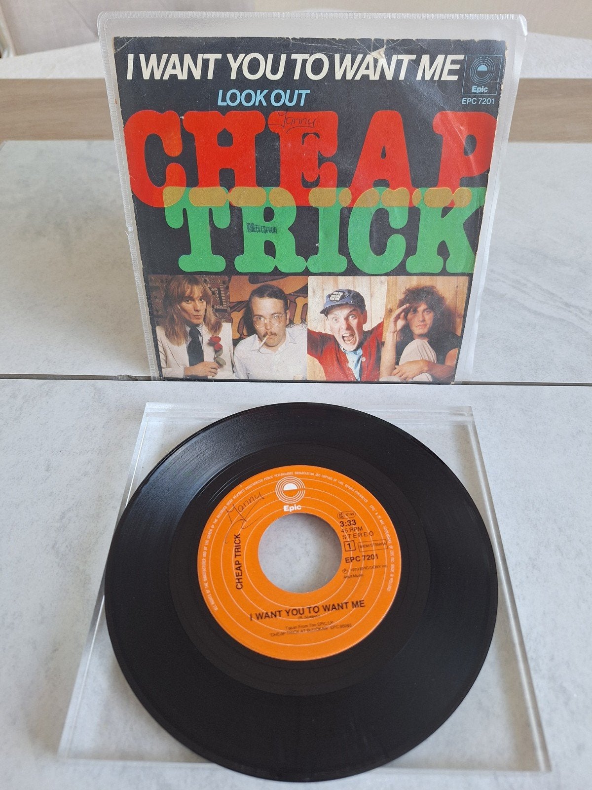 Single van  CHEAP TRICK  // I WANT YOU TO WANT ME...uit 1979, Ophalen of Verzenden, Zo goed als nieuw