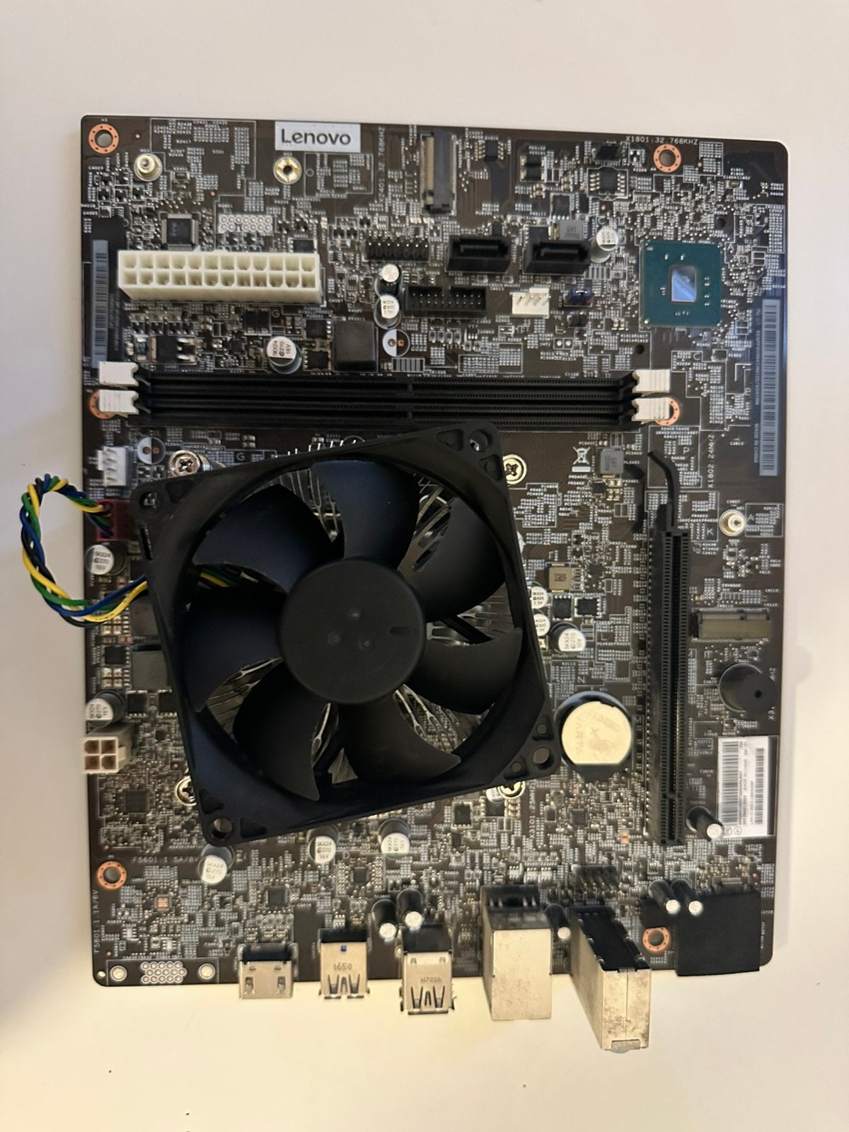 Lenovo Moederbord + Intel i7 6e Gen CPU + Koeler⁠, Ophalen of Verzenden, Gebruikt, Intel, DDR4
