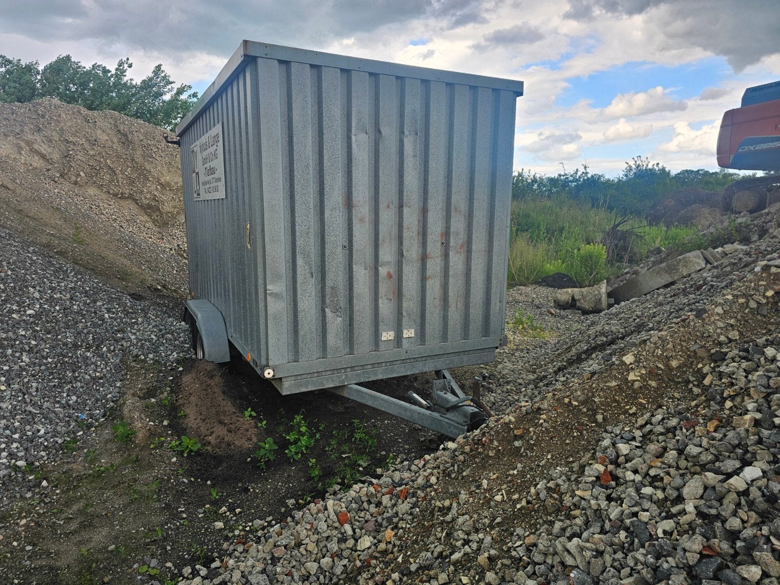 Sabüs Container Aanhangwagen - Zeer Nette Staat, Auto diversen, Aanhangers en Bagagewagens, Ophalen of Verzenden