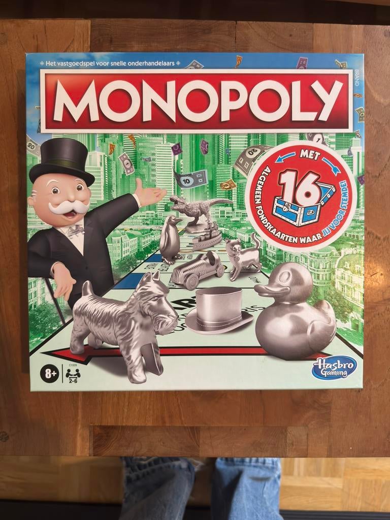 Monopoly spel., Hobby en Vrije tijd, Gezelschapsspellen | Bordspellen, Ophalen of Verzenden, Zo goed als nieuw