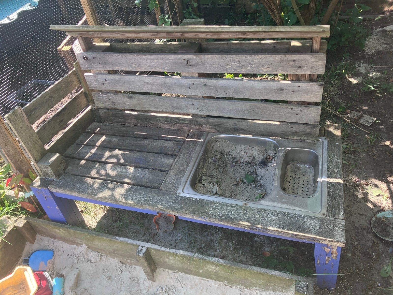 Stevige houten modderkeuken voor uren speelplezier, Kinderen en Baby's, Ophalen, Gebruikt, Hout