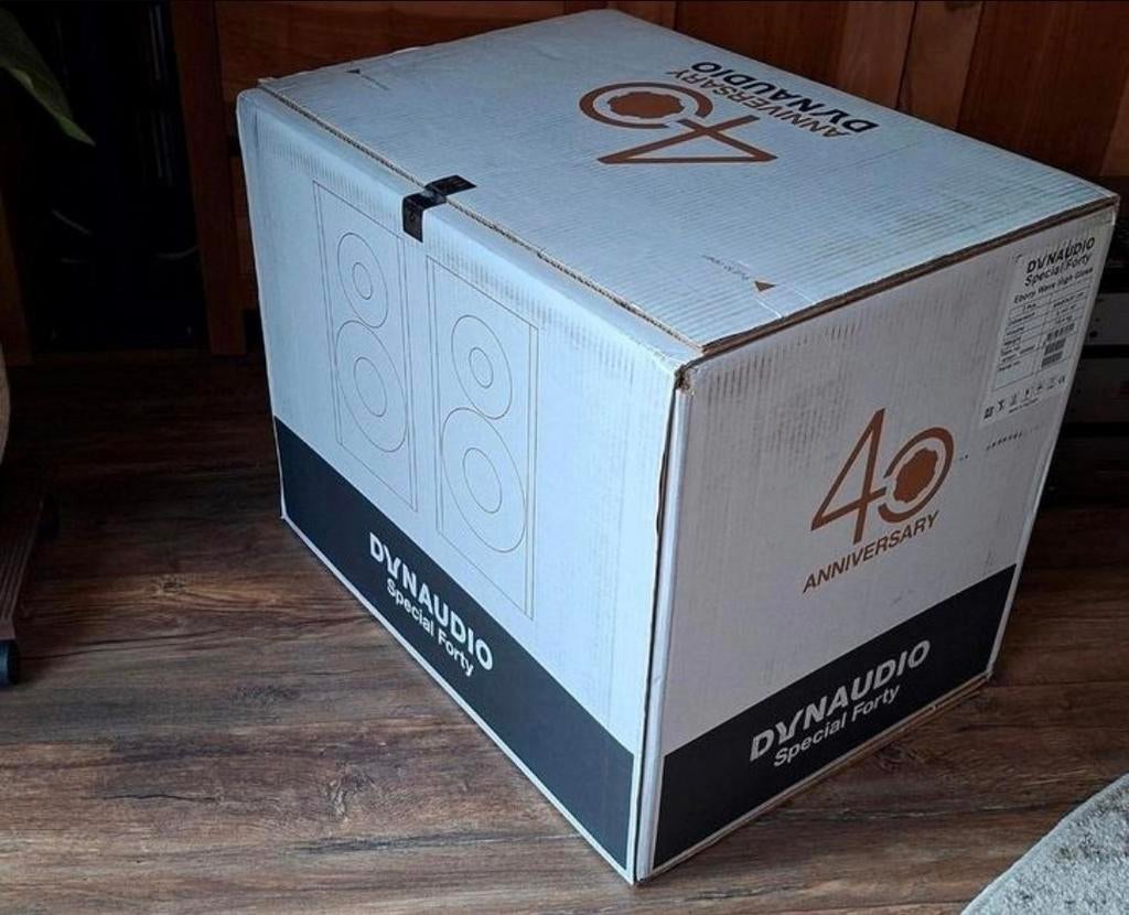 Originele Dynaudio Special Forty verpakking 40th Anniversary, Audio, Tv en Foto, Luidsprekers, Ophalen of Verzenden