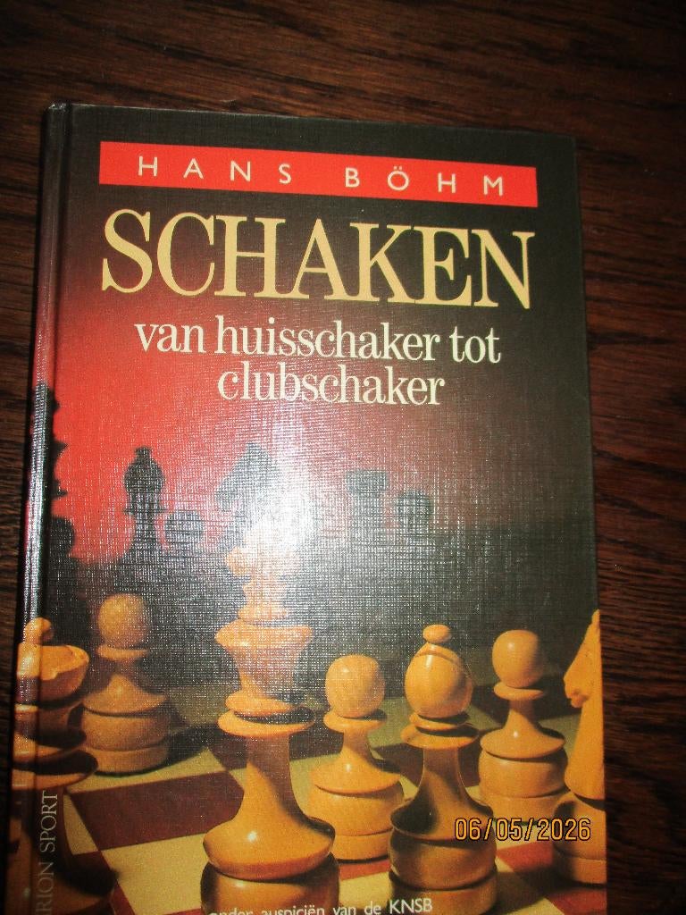 Schaken Van Huisschaker Tot Clubschaker Böhm 9051211201, Ophalen of Verzenden, Zo goed als nieuw, Overige onderwerpen