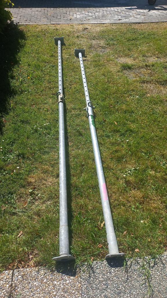 6x Schroef stempels - Stutten - Bouwstempels, Doe-het-zelf en Verbouw, Ophalen, Gebruikt, Overige typen, 2 tot 5 meter